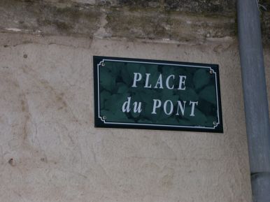 panneau place du pont